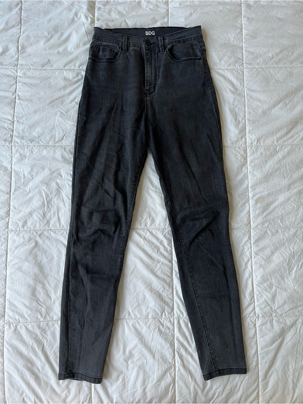 BDG Black Super High-Rise Twig Ankle Skinny Jeans